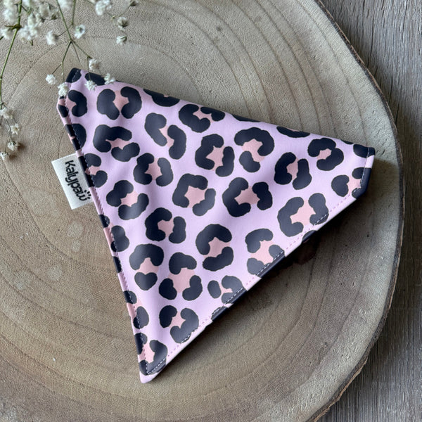 Bandana Léopard Rose