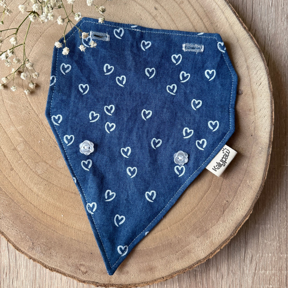 Dos bandana chien jean